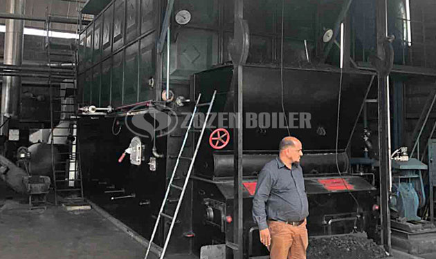 20 tph SZL series coal fired water tube boiler project
