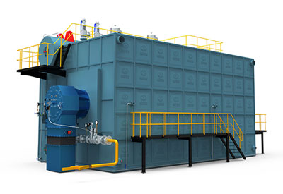 SZS series gas-fired steam boiler